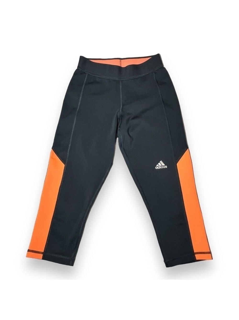 Adidas Women’s Techfit Capri Tight Black Orange Size XS